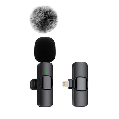 NEW Wireless Lavalier Microphone Audio Video Recording Mini Mic for Iphone Android Laptop Live Gaming Mobile Phone Microphone